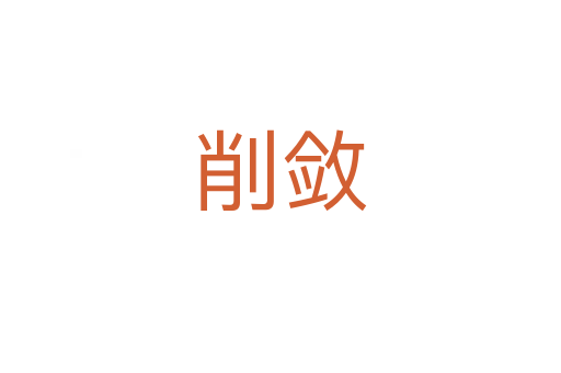 削敛