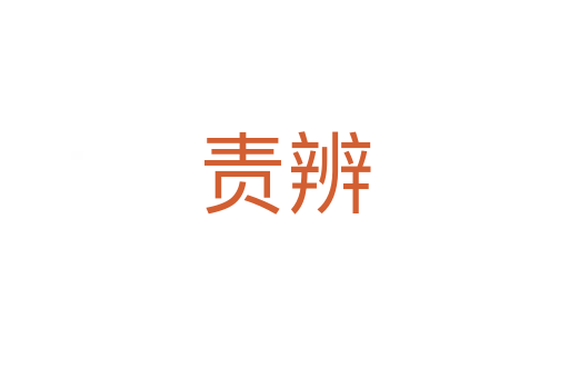 责辨