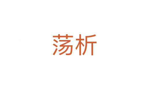 荡析